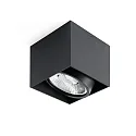 Faro ceiling luminaire TECTO G53 IP20, black matt 