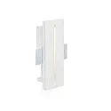 Faro wall recessed luminaire PLAS LED IP20, white matt 