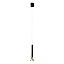 pendant luminaire DANKA LED IP20, gold, satined 