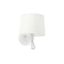 wall luminaire CONGA E27 IP20, white matt 