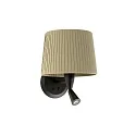 wall luminaire SAMBA E27 IP20, green, black matt 