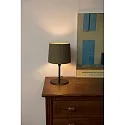 Faro table lamp SAMBA E27 IP20, green, black matt 