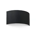 wall luminaire COTTON 2 flames, half round E27 IP20, white matt 