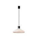 pendant luminaire KOMBO E27 IP20, beige, black matt 
