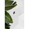 Faro wall recessed luminaire DANG down, round IP67, stainless steel, satined 