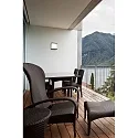 outdoor wall luminaire KUBICK E27 IP44, dark grey 