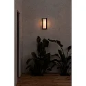 Faro wall luminaire MOL E27 IP44, dark grey 