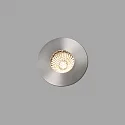 floor recessed luminaire GRUND 80 (INCL HONEYCOMB) 350MA round, rigid, passable IP67, stainless steel, satined dimmable