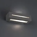 Faro wall luminaire WEST E27 IP54, dark grey 