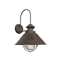 wall luminaire NAUTICA E27 IP33, rust brown 