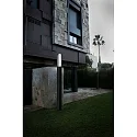 Faro floor lamp BU-OH 2500 LED IP65, dark grey 
