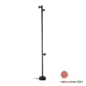 floor lamp BROT 1800 LED IP65, black 