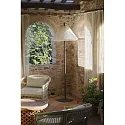 Faro outdoor floor lamp SAIGON OUT E27 IP44, dark grey, white matt 