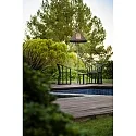 Faro outdoor floor lamp SAIGON E27 IP44, dark grey 