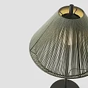 Faro outdoor floor lamp SAIGON OUT E27 IP44, dark grey, olive green 
