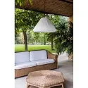 Faro outdoor pendant luminaire SAIGON OUT E27 IP44, dark grey, white 