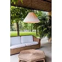 Faro outdoor pendant luminaire SAIGON OUT E27 IP44, dark grey, white 