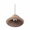 outdoor pendant luminaire SAIGON OUT E27 IP44, brown, dark grey 