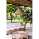 Faro outdoor pendant luminaire SAIGON OUT E27 IP44, brown, dark grey 