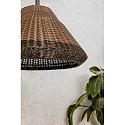 Faro pendant luminaire SAIGON OUT E27 IP44, dark grey 