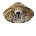outdoor pendant luminaire SAIGON OUT E27 IP44, dark grey, ochre yellow 