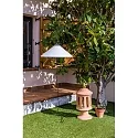 Faro pendant luminaire SAIGON OUT E27 IP44, dark grey 