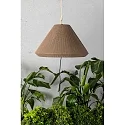 Faro pendant luminaire SAIGON OUT E27 IP44, dark grey 