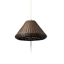 pendant luminaire SAIGON OUT E27 IP44, dark grey 