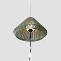 Faro outdoor pendant luminaire SAIGON OUT E27 IP44, dark grey, olive green 