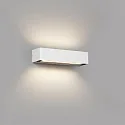 Faro outdoor wall luminaire DORO 220 2 flames LED IP65, white matt 