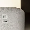 Faro bollard lamp BLOCK 700 E27 IP65, concrete grey 