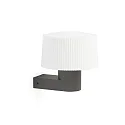 wall luminaire MUFFIN E27 IP44, dark grey 