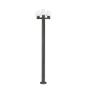 outdoor floor lamp MISTU 3 flames E27 IP44, dark grey 
