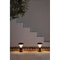 Faro bollard lamp SHELBY LED IP65, dark grey 