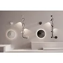 Faro outdoor wall luminaire CLAP 3 flames LED IP65, white 