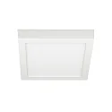 LED Downlight, square, 48W, 3000K, 3800lm, IP20, opal, white