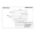 LED Surfaced /Pendant grid luminaire, direct, 45W, 4000K, 5900lm,IP20, UGR < 19, DALI dimmable, white
