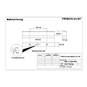 Frisch-Licht LED Damp-proof luminaire, 25W, 4000K, 2800lm, IP50, opal, white