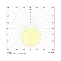 Frisch-Licht LED Damp-proof luminaire, 25W, 4000K, 2800lm, IP50, opal, white