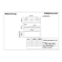 Frisch-Licht LED Damp-proof luminaire, convex, 16W, 3000K, 1900lm, IP40, DALI dimmable, white