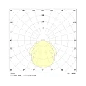 Frisch-Licht LED Damp-proof luminaire, prismatic, 35W, 4000K, 5000lm, IP50, white