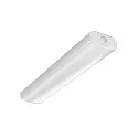 LED Damp-proof luminaire, convex, 48W, 4000K, 5800lm, IP40, DALI dimmable, white