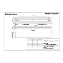Frisch-Licht LED Damp-proof luminaire, convex, 40W, 3000K, 4800lm, IP40, DALI dimmable, white