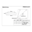 Frisch-Licht LED Damp-proof luminaire, prismatic, 56W, 3000K, 7000lm, IP50, white