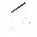 canopy FL-PLN242063MPS.8584L DALI controllable, incl. LED driver, black