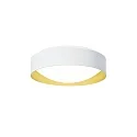 wall and ceiling luminaire PREMIUM ARCHITEKTUR Ø 30,8cm round IP40, gold, white dimmable
