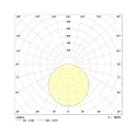 Frisch-Licht LED Wall and Ceiling luminaire, square, 13W, 4000K, 1500lm, IP54, white