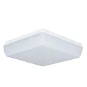 LED Wall and Ceiling luminaire, square, 18W, 4000K, 2000lm, IP54, DALI dimmable, white