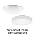 wall and ceiling luminaire PREMIUM 7520 Ø 33cm IP40, white dimmable