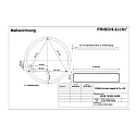 Frisch-Licht LED Wall / Ceiling luminaire, cylindrical, 7,5-15W, 3000K, 1500lm, IP40, silk matt, white